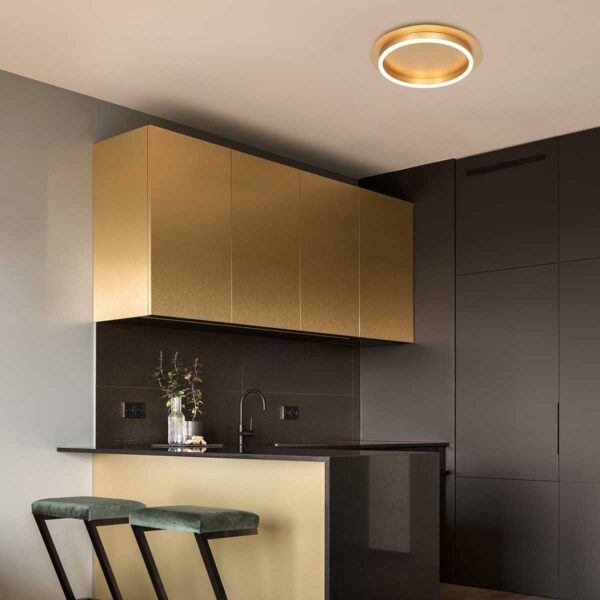 Steinhauer Ringlux plafonnieres – ø 32 cm – Ingebouwd (LED) – goud - Image 2