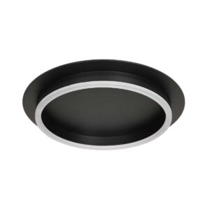 Steinhauer Ringlux plafonniere – ø 32 cm – Ingebouwd (LED) – Zwart