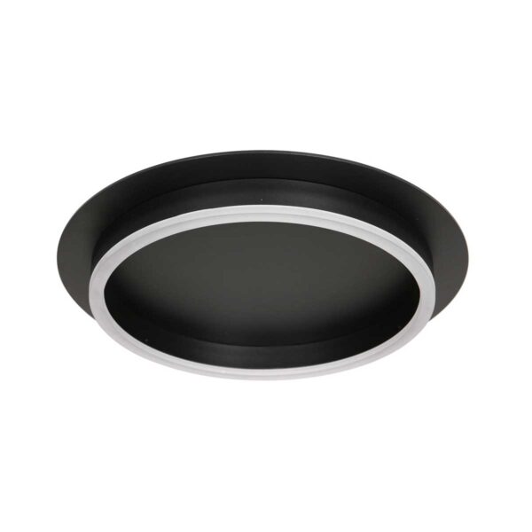 Steinhauer Ringlux plafonniere – ø 32 cm – Ingebouwd (LED) – Zwart