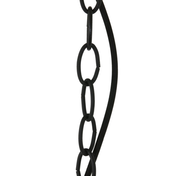 Steinhauer Semicirkel hanglamp - tweelichts - E27 - Ø35 cm - 115 cm breed - zwart met goud - Image 11