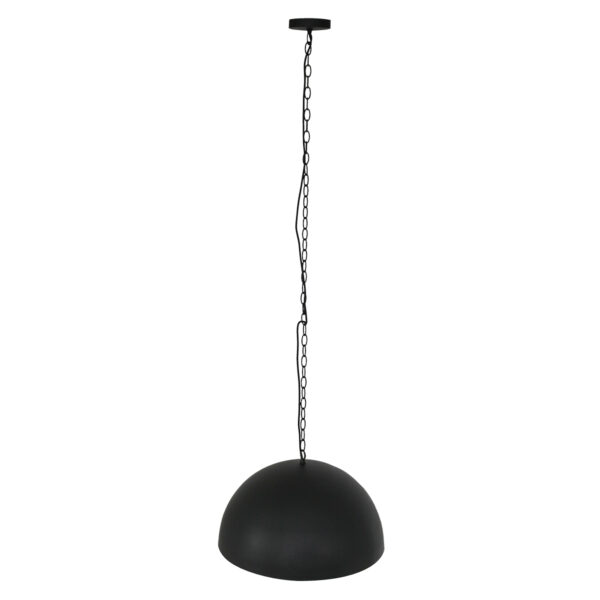 Steinhauer Semicirkel hanglamp - Ø50 cm - E27 - met ketting - zwart met goud - Image 9