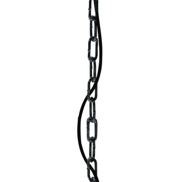 Steinhauer Semicirkel hanglamp - Ø50 cm - E27 - met ketting - zwart met goud - Image 10