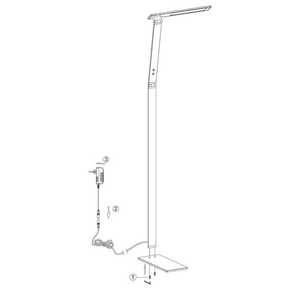 Steinhauer Serenade leeslamp - incl. ingebouwd LED - dimbaar - draai- en kantelbaar - staal - Image 9