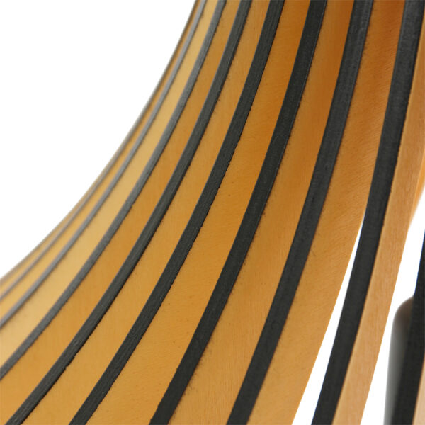 Steinhauer Smukt hanglamp - 50cm Ø - zebra snoer - houten spijlen - Image 5