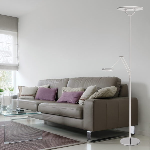 Steinhauer Soleil vloerlamp – Ingebouwd (LED) – staal en transparant - Afbeelding 2
