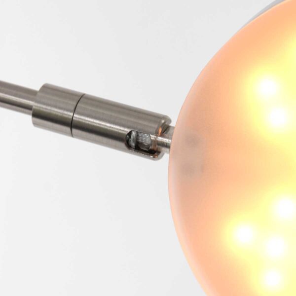 Steinhauer Soleil vloerlamp – ø 25 cm – Ingebouwd (LED) – staal en transparant - Image 15