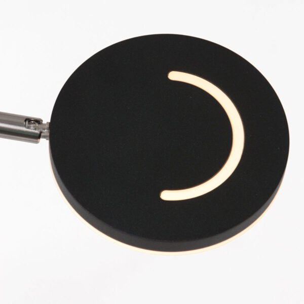 Flexibele ronde vloerlamp zwart Steinhauer Soleil - Image 11