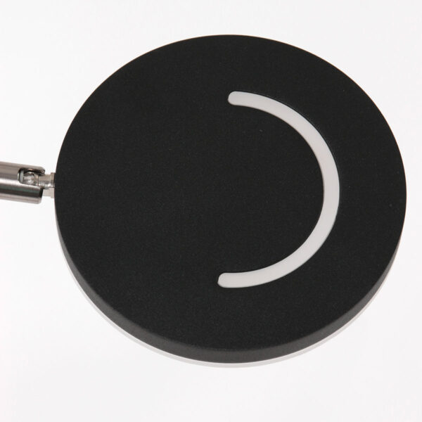Flexibele ronde vloerlamp zwart Steinhauer Soleil - Image 12