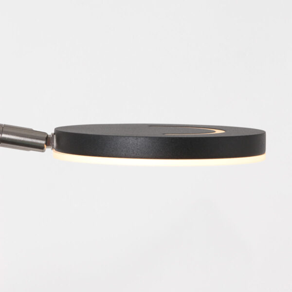 Flexibele ronde vloerlamp zwart Steinhauer Soleil - Image 13