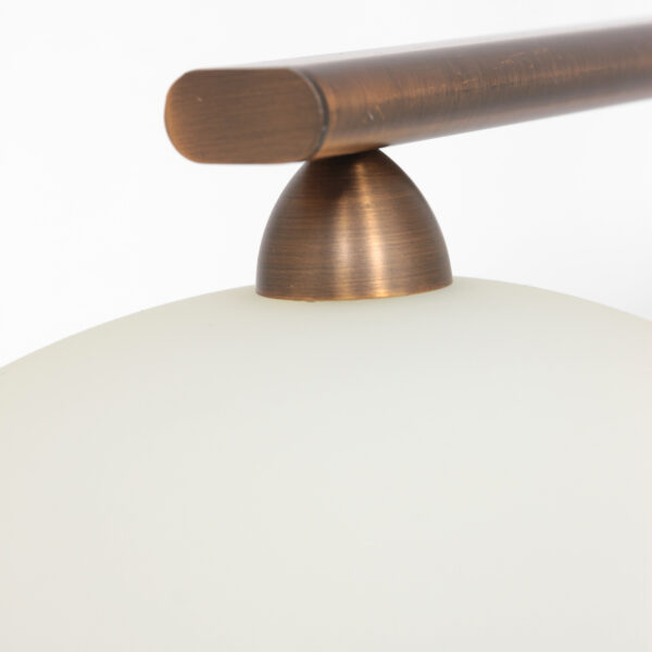 Steinhauer Sovereign Classic hanglamp - vierlichts - incl. G9 LED - pulsdimmer - brons - Afbeelding 2