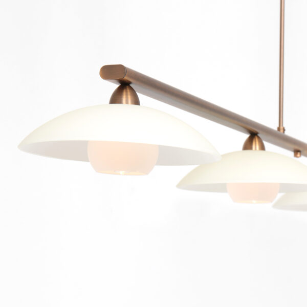 Steinhauer Sovereign Classic hanglamp - vierlichts - incl. G9 LED - pulsdimmer - brons - Afbeelding 4