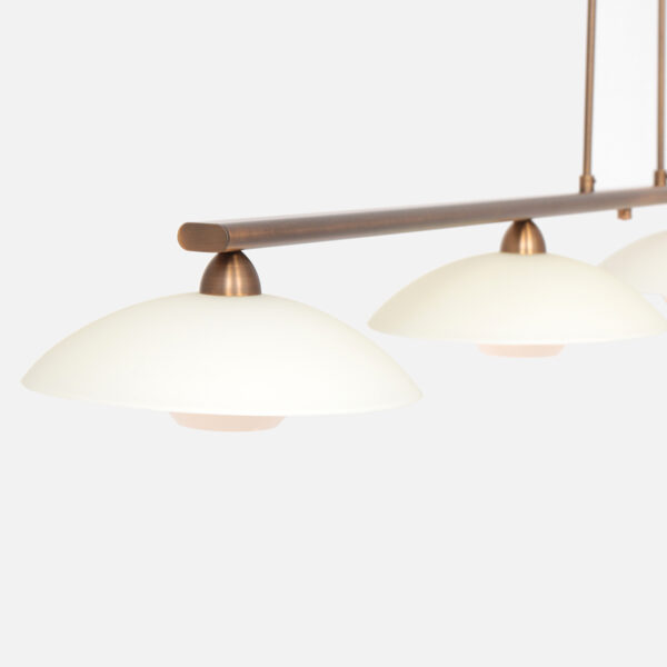 Steinhauer Sovereign Classic hanglamp - vierlichts - incl. G9 LED - pulsdimmer - brons - Afbeelding 8