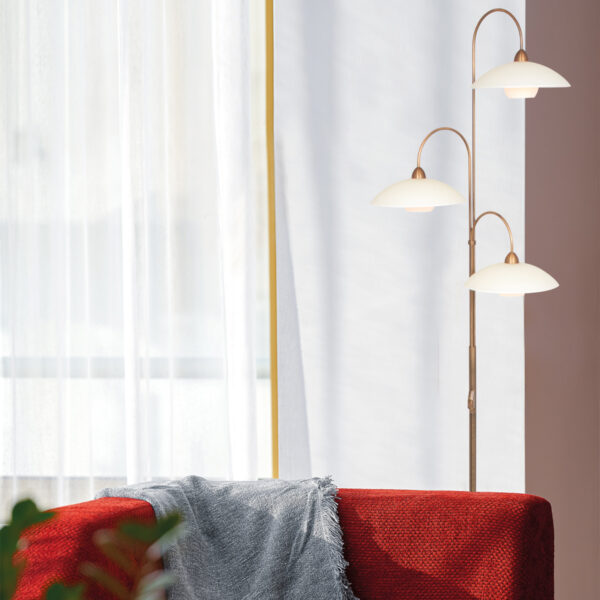 Steinhauer Sovereign Classic LED hanglamp - drielichts - 175 cm hoog - incl. lichtbronnen - brons - Image 2