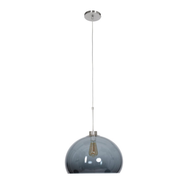 Steinhauer Gramineus hanglamp - plexiglas bol - Ø32 cm - in hoogte verstelbaar - E27 - grijs en staal - Afbeelding 11