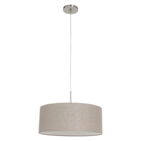 Steinhauer Sparkled light hanglamp – ø 50 cm – E27 (grote fitting) – Grijs