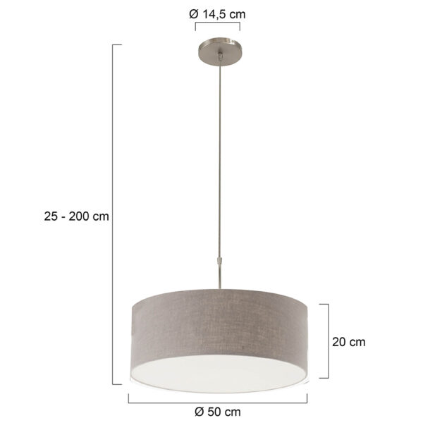 Steinhauer Stresa Hanglamp RVS - Image 5