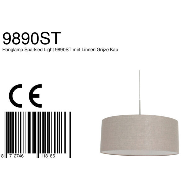Steinhauer Stresa Hanglamp RVS - Image 6