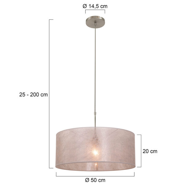 Steinhauer Stresa Hanglamp RVS - Image 5