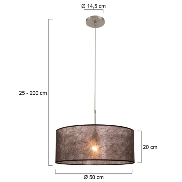 Steinhauer Stresa Hanglamp RVS - Image 5