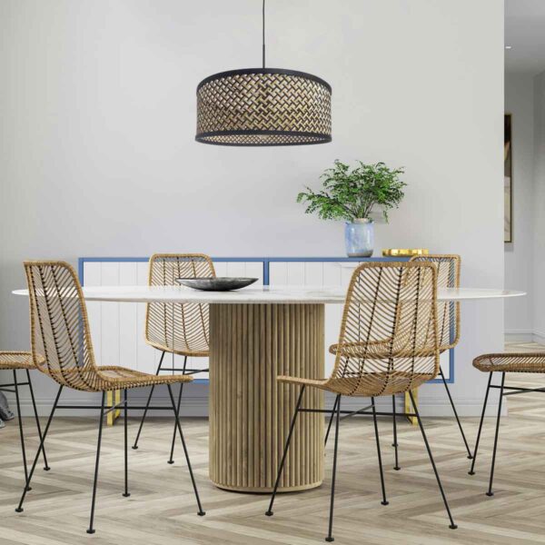 Steinhauer Sparkled light hanglamp – E27 (grote fitting) – Zwart - Image 2