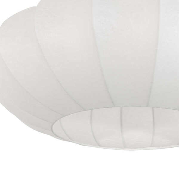 Steinhauer Sparkled light hanglamp – ø 60 cm – In hoogte verstelbaar – E27 (grote fitting) – staal en wit - Image 3