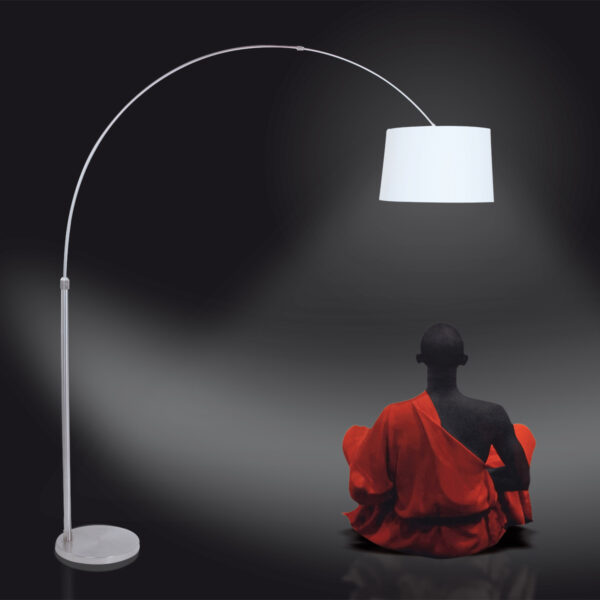 Steinhauer Stresa Vloerlamp RVS - Image 2