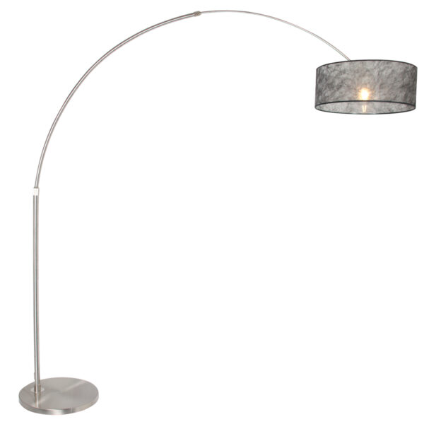 Steinhauer Sparkled light vloerlamp – E27 (grote fitting) – Staal