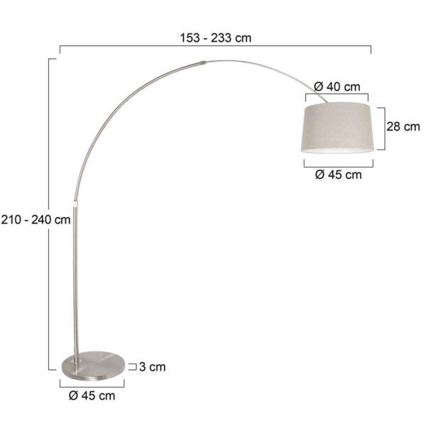 Steinhauer Gramineus Vloerlamp RVS - Image 5