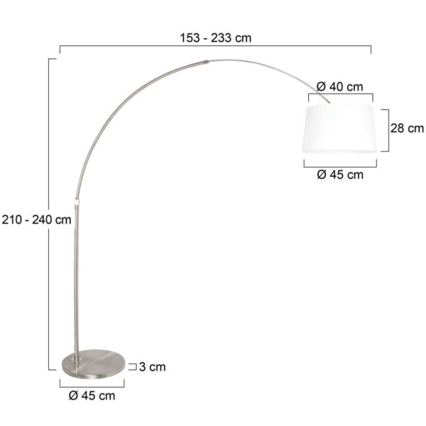 Steinhauer Gramineus Vloerlamp RVS - Image 6