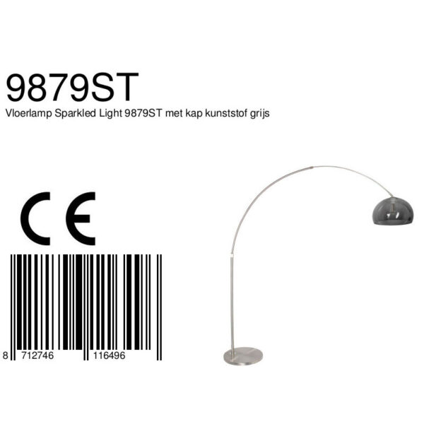 Steinhauer Stresa Vloerlamp RVS - Image 6