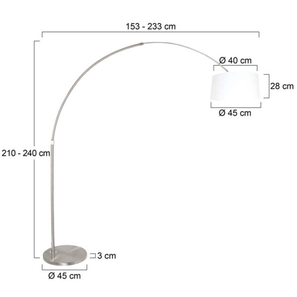 Steinhauer Stresa Vloerlamp RVS - Image 6