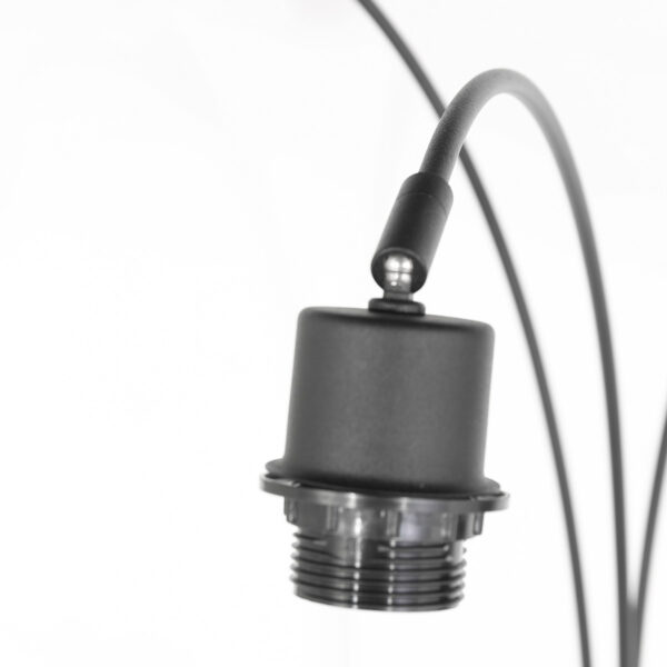 Steinhauer Sparkled light vloerlamp – E27 (grote fitting) – naturel en zwart - Image 2