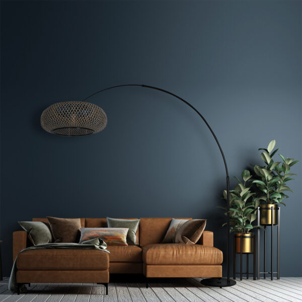 Steinhauer Ikaro vloerlamp – In hoogte verstelbaar (na installatie),Uittrekbaar – E27 (grote fitting) – beuken en zwart - Image 2