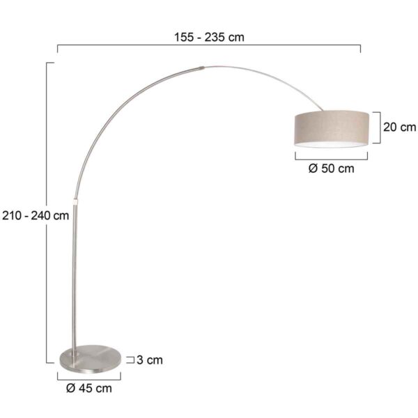 Steinhauer Stresa Vloerlamp Zwart - Image 5