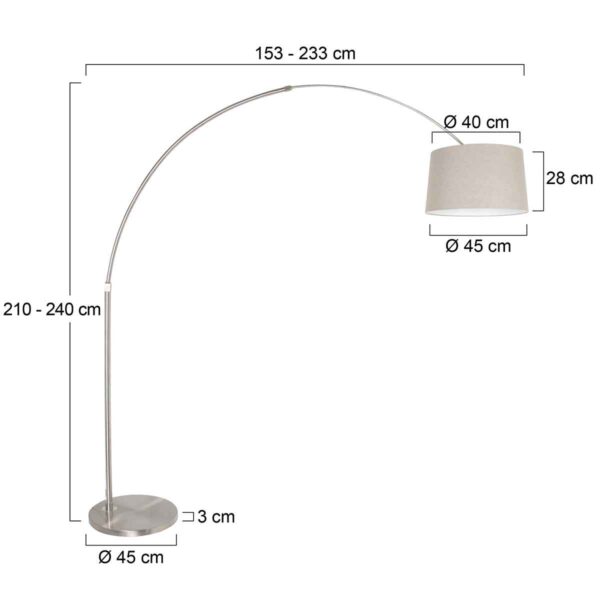Steinhauer Stresa Vloerlamp Zwart - Image 6