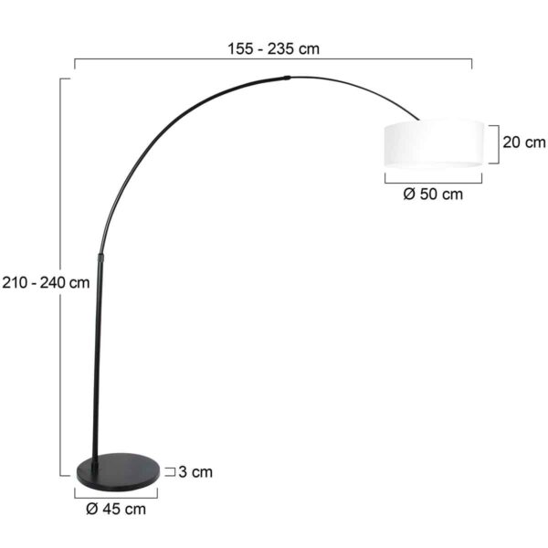 Steinhauer Stresa Vloerlamp Zwart - Image 6