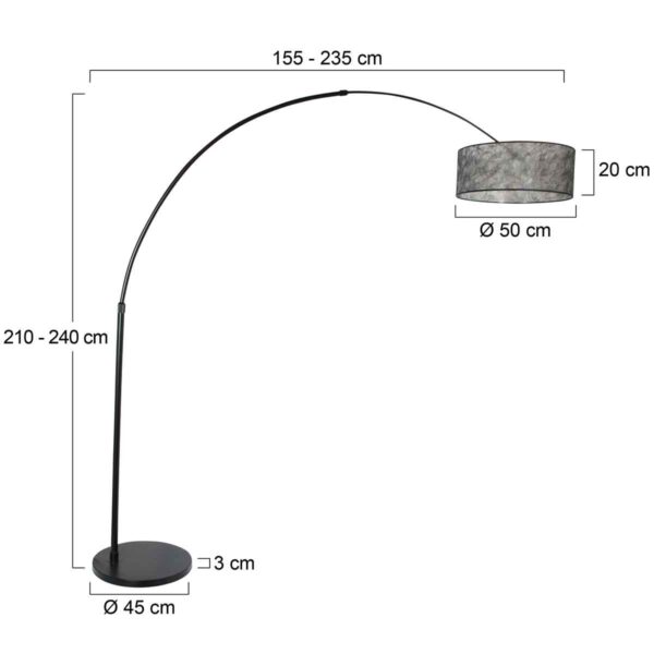 Steinhauer Stresa Vloerlamp Zwart - Image 6