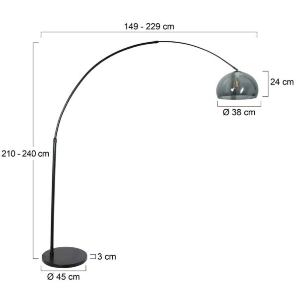 Steinhauer Stresa Vloerlamp Zwart - Image 6