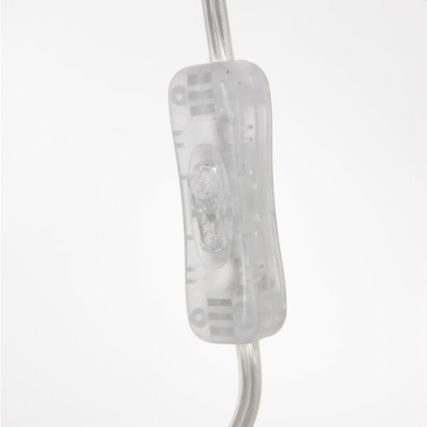 Steinhauer Sparkled Light wandlamp - boog - kap ⌀40 cm - draai- en uittrekbaar - staal met zilver - Afbeelding 12