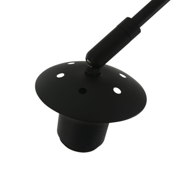 Steinhauer Sparkled Light wandlamp - boog - kap ⌀40 cm - draai- en uittrekbaar - zwart met groen - Afbeelding 2