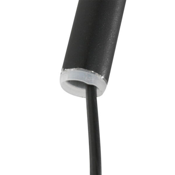 Steinhauer Sparkled Light wandlamp - boog - kap ⌀40 cm - draai- en uittrekbaar - zwart met grijs - Afbeelding 11