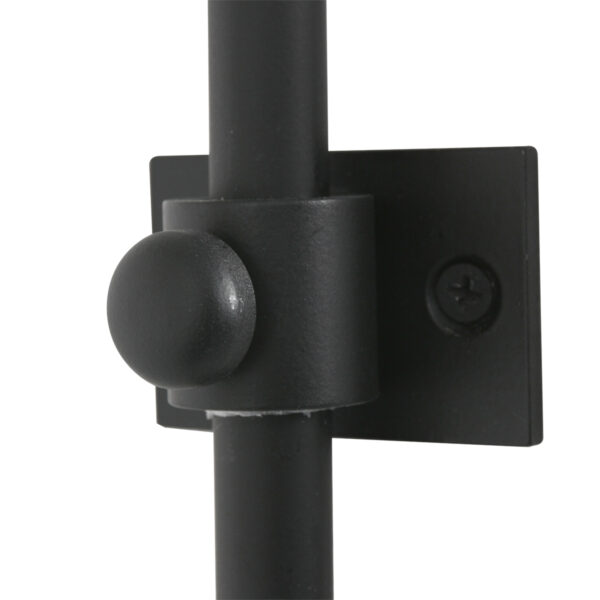 Steinhauer Sparkled Light wandlamp - boog - kap ⌀40 cm - draai- en uittrekbaar - zwart met grijs - Afbeelding 3