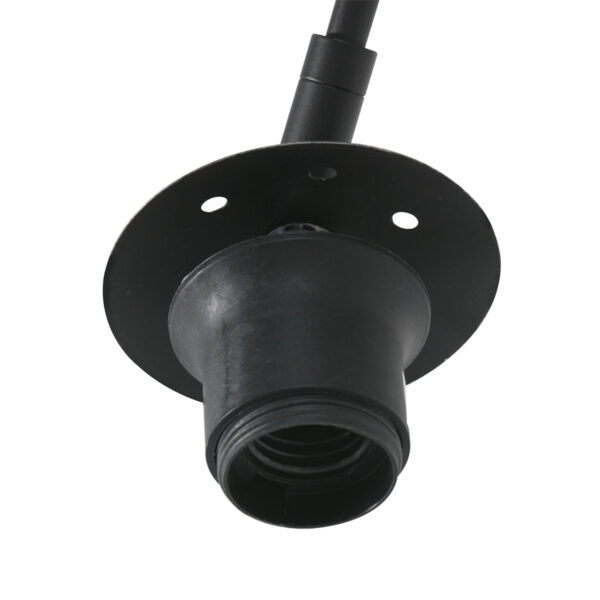 Steinhauer Sparkled light wandlamp – Draai- en/of kantelbaar – E27 (grote fitting) – zwart - Image 3
