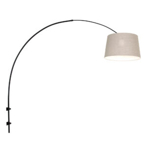 Steinhauer Sparkled light wandlamp – E27 (grote fitting) – Zwart