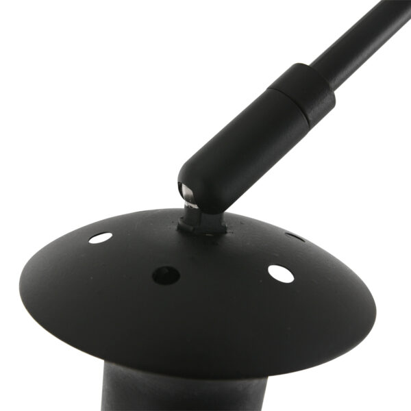 Steinhauer Sparkled Light wandlamp - boog - kap ⌀40 cm - draai- en uittrekbaar - zwart met groen - Afbeelding 8