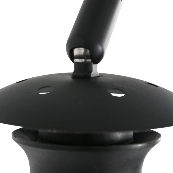 Steinhauer Sparkled Light wandlamp - boog - kap ⌀40 cm - draai- en uittrekbaar - zwart met grijs - Afbeelding 9