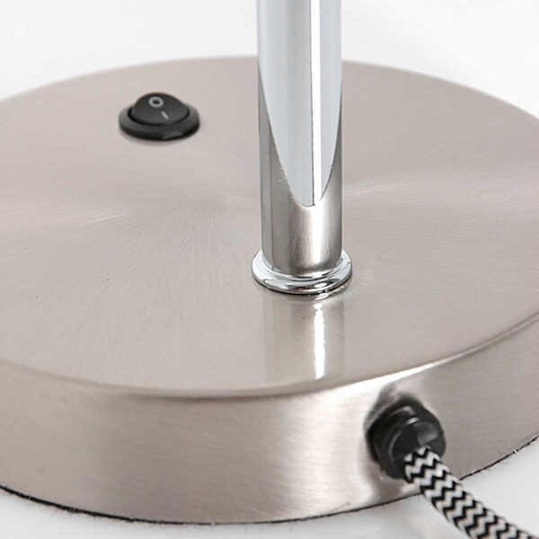 Steinhauer Spring tafellamp – ø 13 cm – Draai- en/of kantelbaar – E27 (grote fitting) – staal - Image 8