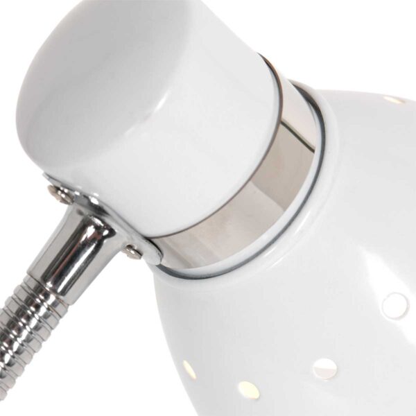 Steinhauer Spring tafellamp – ø 13 cm – Draai- en/of kantelbaar – E27 (grote fitting) – wit - Image 3