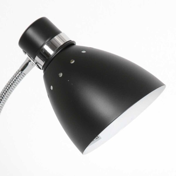 Steinhauer Spring tafellamp – ø 13 cm – Draai- en/of kantelbaar – E27 (grote fitting) – zwart - Image 3
