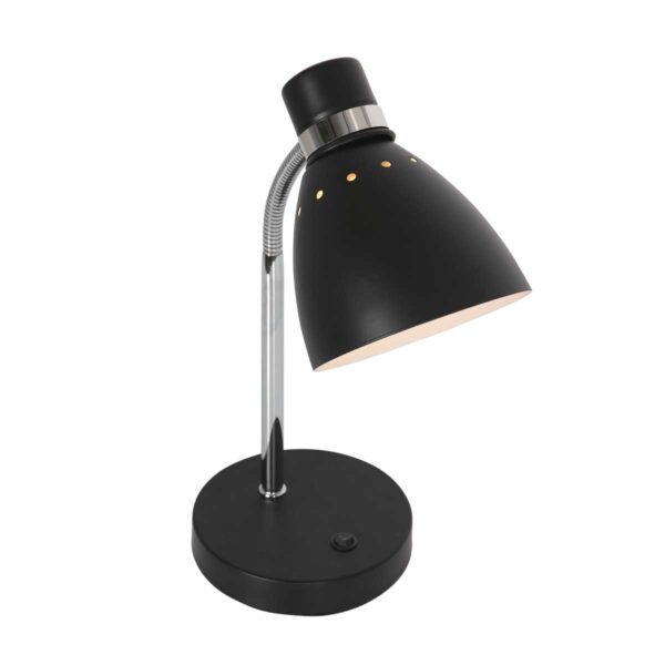 Steinhauer Spring tafellamp – ø 13 cm – Draai- en/of kantelbaar – E27 (grote fitting) – zwart - Image 9
